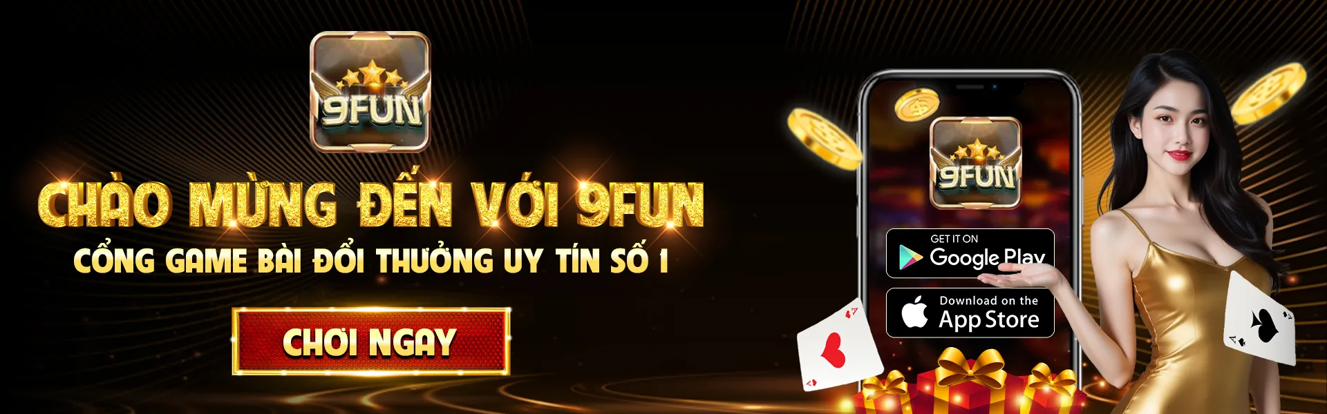 Chào mừng đến với cổng game bài đổi thưởng 9fun