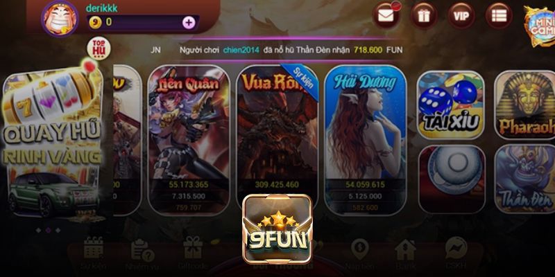 Giới thiệu 9fun sơ nét về những điểm đặc sắc