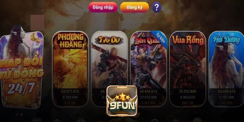 Vào trang chính thức của nhà cái 9fun